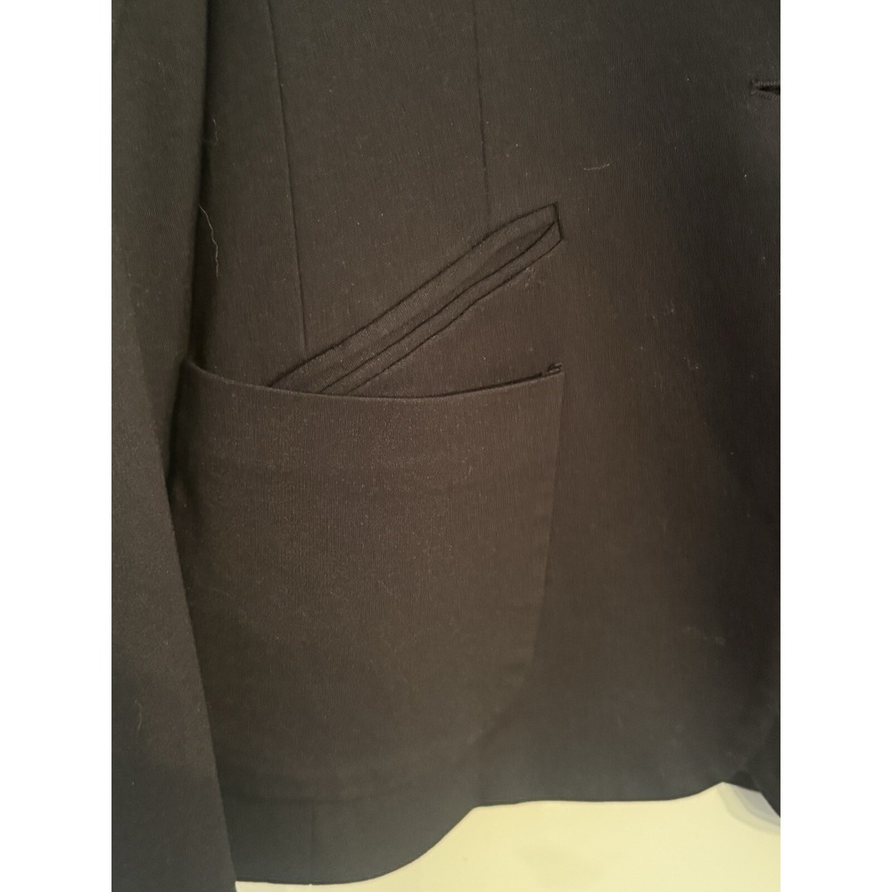 Trina Turk Black Single Gold Button Closure Blazer Jacket Size M/8 - Picture 5 of 10